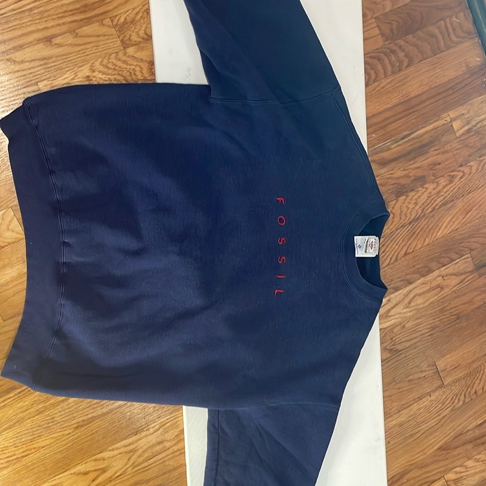 Navy Fossil sweatshirt, XL